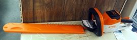 Stihl HSA56 Battery Powered Hedge Trimmer,, 18" Blade Includes Blade Guard, Owners Manual, Battery And Charger, New