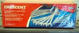 Crescent 15 Piece Combination Metric Wrench Set With Canvas Pouch, New In Box