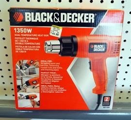 Black And Decker Dual Temperature Heat Gun Model# 1350W, New In Box