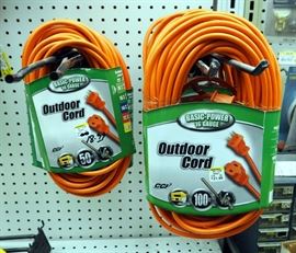 CCI Basic Power Outdoor Cord, 16 Gage, Assorted Lengths, Qty 4, New