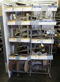 Danco Vinyl And Polyethylene Tubing Assorted Lengths And Sizes, 21 Partial Rolls Includes 6' Display/Dispensing Rack