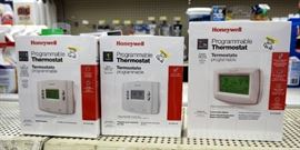 Honeywell Programmable Thermostats, Qty 3, New In Package