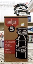 Badger Food Waste Disposer, Model #5, New In Box