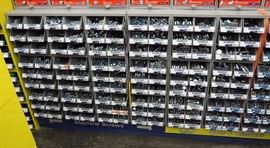 Grade 5 Course Hex Cap Bolts, Assorted Sizes And Lengths, New, Parts Bins Included, 6 Towers