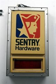 Centry Hardware Illuminated Sign