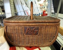 Decorative Wood Crates, Whoop A Bug Insect Replant, Coopers Mill Apple Butter & Fig Jam,P&G Picnic Basket And American Flag Bunting 3' x 5'