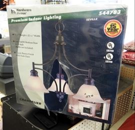 Hardware House Premium Indoor Lighting Chandler Model # 544783, New In Box
