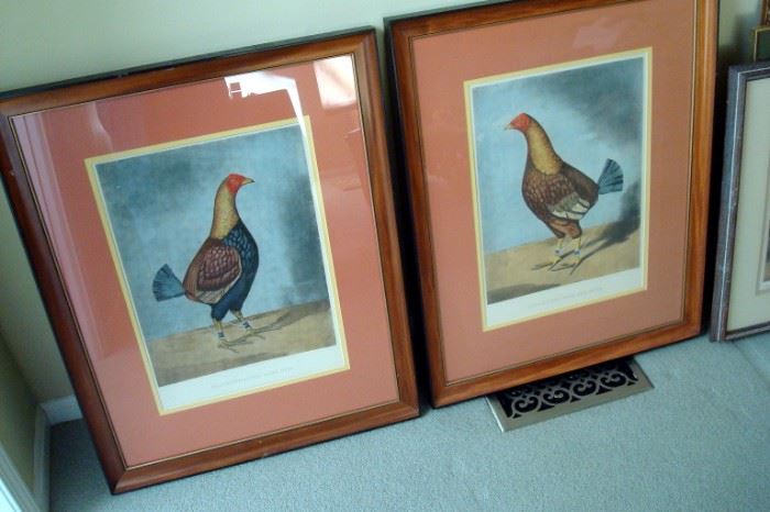 Pair early London prints.