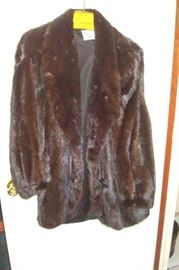 Mink jacket.