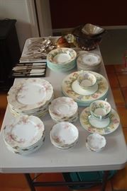 Limoges, Wedgewood china and other items.