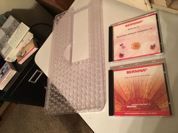 Bernina embroidery unit and accessories