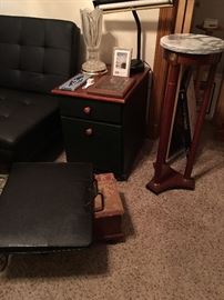 2 drawer file cabinet and matching desk
