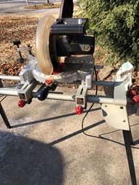 Compound/Mitre Saw with deadman stand