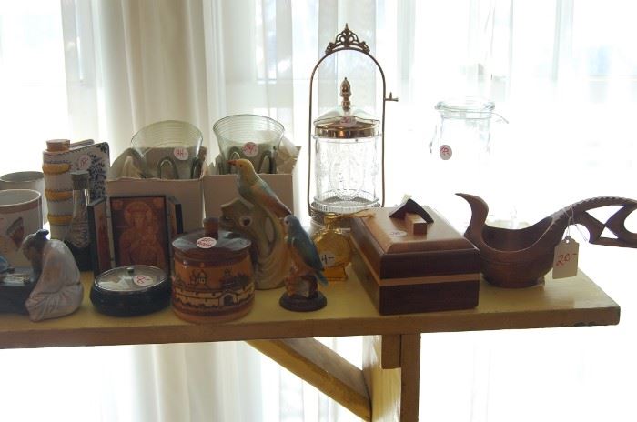 collectibles from their travels in Europe and Russia
