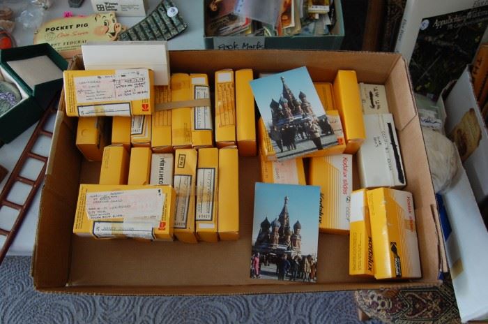 Huge collection of a trip to Russia on Slides, selling as a lot