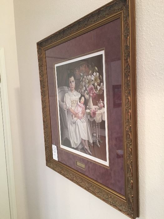 The romantic, Southern Gothic art work of Pati Bannister.  Each limited edition lithograph has been pencil signed, numbered and titled by the artist and the framing is exquisite. Very well priced for the collector.