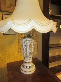 Bohemian Lustre Lamp