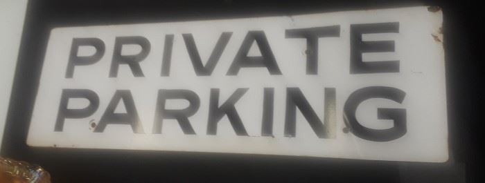 Private Parking Sign