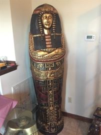 6ft tall egiptian mummy, Storage cabinet