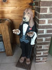 Basset hound butler