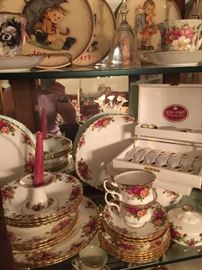 Royal Albert, old country rose pattern, tea set