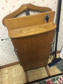 Vintage Italian Wood valet