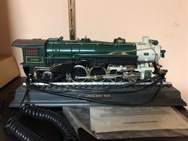 Collectible locomotive phone