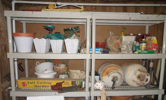 some of the finds waiting for you in the garden shed