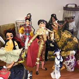 COLLECTION OF DOLLS FROM ALL OVER THE WORLD