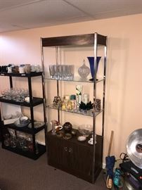 GLASSWARE / CRYSTAL AND VASES