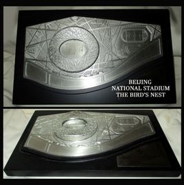 Model of the Beijing National Stadium, "The Birds Nest",