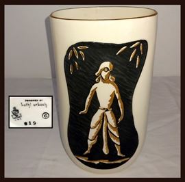 Cool Kathi Urbach Goldcrest Vase 