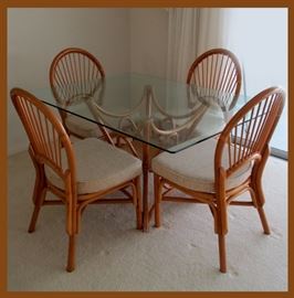 Lovely Rattan Dinette Set 