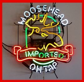 Moosehead Beer Neon Sign