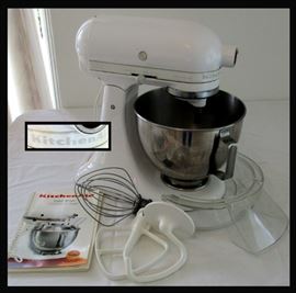 KitchenAid Mixer with all the Attachments  