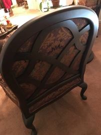 back or arm chair