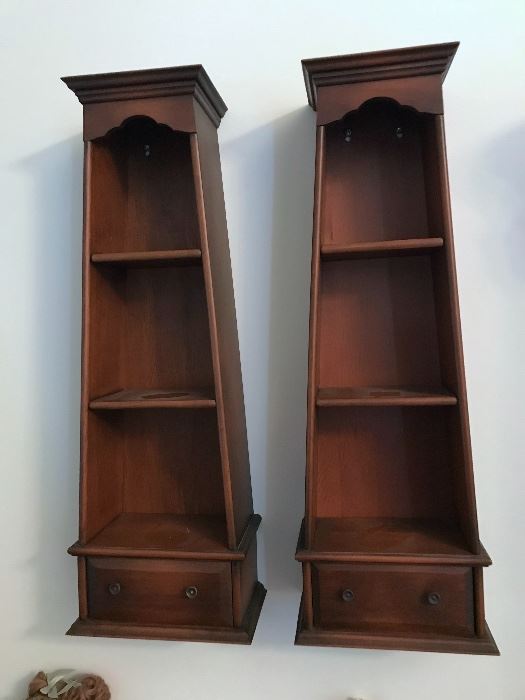 pair of pier cabinets 30 x 10 x 6 each