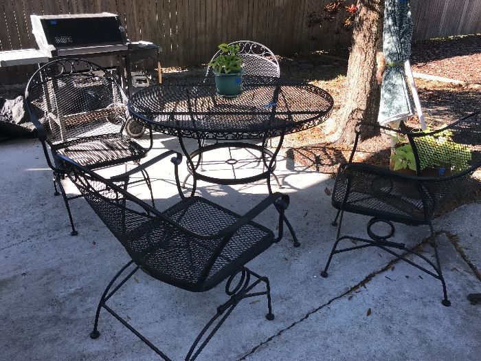 Better Homes and Gardens Iron Table and Chairs 