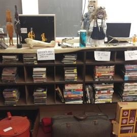 CD's, DVD's & VHS for sale, too many too mention.