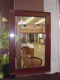 Mahogany mirror retailed in Washington, DC