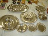 Many silver plated items