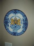 Delft Dutch Government Presentation Plate after WWII