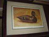SIGNED AND NUMBERED DUCK PRINT