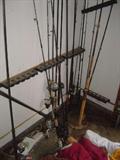 Lots of Fishing Poles