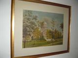 E. W. Featherston watercolor of the New State Capital..Mississippi