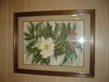 Watercolor by Joy Overton Holmes.. Listed Jackson, MS artist..in 1962