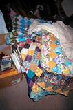 3 Antique Quilts Never used, 2 Old Crochet Bedsreads