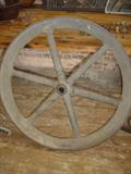 Antique Freight Elevator wheel from FABOURG Building from
when it was McGRATHS Store in HAZLEHURST