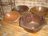 Copper New Wash Basins 
These are 25% off