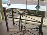 Iron Sofa tabled forged by BYRON HIDALGO.  Has glass top
25% off
